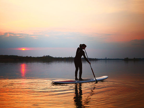 Stand Up Paddling Markkleeberger See bei Leipzig