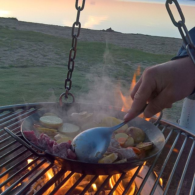Grillen am Markkleeberger See