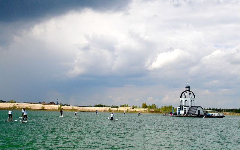 SUP Tour auf dem Störmthaler See