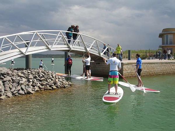 Stand Up Paddling an Lagovida Störmthaler See