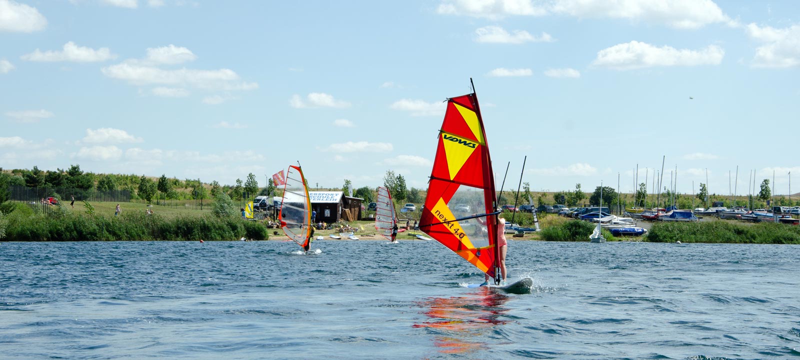 Windsurfen Markkleeberger See bei Leipzig